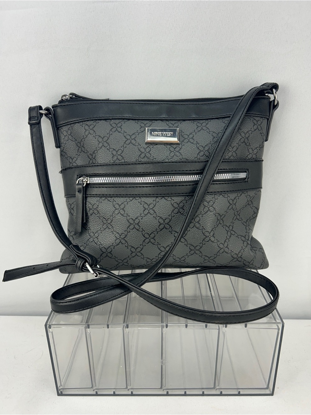 Nine West Black Logo Crossbody Bag